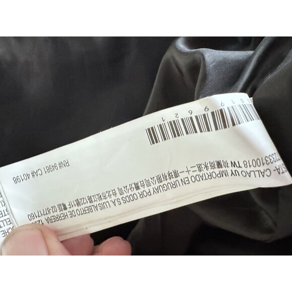 Forever 21 Satin Bomber Jacket Womans SCrane Birds Embroidered Full Zip Pockets - Picture 11 of 12